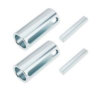 LT Easiyl 2pcs 3/4" to 1" Inch Gas Engine Pulley Crank Shaft Sleeve Adapter Pulley Bore Reducer Bushing Sheave with Step Key Compatible with Predator Closed