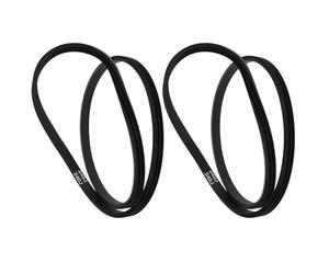 LT Easiyl 2pcs 3PJ610 Metric Poly V-Belt 3 Ribs Rubber V-Belt Circumference 610mm Pitch 2.34mm 3PJ610 Rubber Drive Belt PIX Ribbed Belt for Lawn Mowers Band Saws