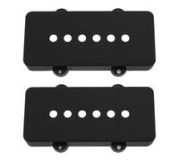 LT Easiyl 2pcs 51.3mm Pickup Covers Compatible with Fender Jazzmaster Guitars Black