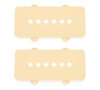 LT Easiyl 2pcs 51.3mm Pickup Covers Compatible with Fender Jazzmaster Guitars Cream Yellow