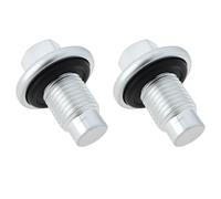 LT Easiyl 2Pcs Automotive Engine Oil Drain Plug Screws AJ813202 LR073675 Compatible with Jaguar Compatible with Land Rover