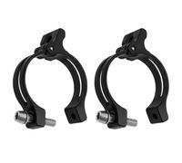 LT Easiyl 2pcs Bicycle Derailleur Adapter Road Bicycle Aluminum Alloy Derailleur Clip Adjustable Front Brake 34.9mm Compatible with MTB Compatible with BMX