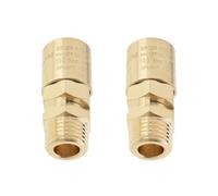 LT Easiyl 2PCS Brass Air Compressor Safety Valve Auto Open and Close Air Compressor Switch 10 Bar Pressure Relief 1/4" BSP Male Suitable for Industrial Use