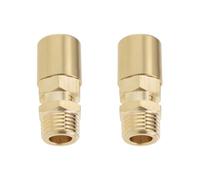 LT Easiyl 2PCS Brass Air Compressor Safety Valve Auto Open and Close Air Compressor Switch 9.5 Bar Pressure Relief 1/4" BSP Male Suitable for Industrial Use