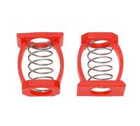 LT Easiyl 2PCS C Buckle Springs Bicycle Hinge Clip Bicycle Limit Hinge Clamp Compatible with Brompton Folding Bike Red C Shaped Clip Bike Accessories