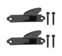 LT Easiyl 2Pcs Gate Catch Latch Keep Door Strike Plate with Screws Hole Spacing 62mm Compatible with Suffolk Latch Keep