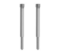 LT Easiyl 2pcs High Speed Steel Centering Pin 6.34x77mm Annular Cutter Pilot Center Pin Suitable for Annular Cutters with 25 and 30mm Cutting Depth