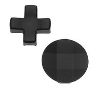 LT Easiyl 2Pcs Metal D-Pads Paddles Replacement Parts Directional Pad Kits Compatible with Xbox One Elite Series 2 Compatible with Xbox Elite 2 Core, Black