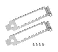 LT Easiyl 2pcs Network Card Low Profile Bracket with 4 Screw Compatible with Intel X710-DA4 I350-F4