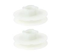LT Easiyl 2pcs Recoil Starter Bottom Pulley 63x17mm Compatible with 4500 5200 5800 Chainsaw