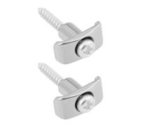 LT Easiyl 2pcs Silver String Guides with Screws Compatible With Fender Stratocaster Compatible With Telecaster Guitars