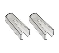 LT Easiyl 2pcs Stylus Plastic Protective Cover Compatible with Ortofon Concorde OM/OMB Transparent Black