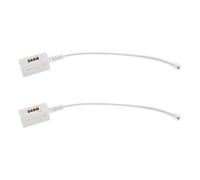 LT Easiyl 2pcs Telephone Adapter RJ11 Telephone Plug to TAE F +N Socket Adapter Connecting Cables for Landline Telephone Approx 19cm White