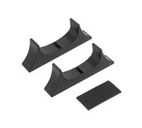 LT Easiyl 2pcs Wii U Console Stand Adapter Cooling Holder Base Compatible with Wii U Gamepad Black