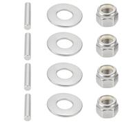 LT Easiyl 2Sets Prop Shear Pin Nut Kit with Washers Replacement Part 1865019 Compatible with Minn Kota Trolling Motor MKP-33 MKP-38