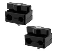LT Easiyl 2x Caravan Awning Rail Channel Lock Blocks Kador Clamps for Figure of Eight Drive Away Awning kit 6mmx6mm, 8mmx6mm, 6mmx4mm Bead Strips for Campervan Motorhome Black