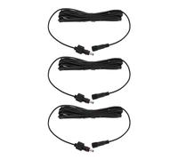 LT Easiyl 3 Pcs DC Male and Female Plug Extension Cable 5M Waterproof IP67 Extension Wire for Solar Spotlight 2-in-1, Solar Flood Light Outdoor Light CCTV IP Security Camera
