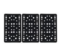 LT Easiyl 3Pcs Interface Pad 80x133mm 54-Hole Compatible with Mirka Sanding Machine