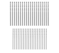 LT Easiyl 40 Pcs HSS Mini Twist Drill Bit Set Metal Metric Double Groove Drill Bit Including 1.5mm 1mm Drill for Wood Plastic Soft Metal Iron Aluminum Wood Plastic