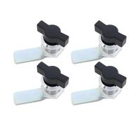 LT Easiyl 4pcs 28mm T Handle Swing Knob Thumb Operated Cam Lock Turn Latch for Machine Cabinet Drawer Office Cabinets File Drawers Mailbox