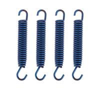 LT Easiyl 4pcs 75mm Motorcycle Exhaust Springs Stainless Steel for Motorcycles Off-Road Vehicles Blue