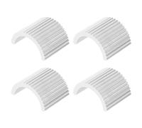 LT Easiyl 4Pcs Aluminum Alloy Bicycle Handlebar Shims Motorcycle Handlebar Spacer Conversion Washers Conversion 28mm To 22mm Gasket Silver
