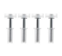 LT Easiyl 4PCS Bi-Fold Closet Door Top Guide Outer Diameter Wheel 7/8 Inch Thickness 1/4 Inch Outer Diameter Base 3/8 Inch Fits Doors from 1Inch to 1-3/8 Inch Thick for Accordion Door Barn Door