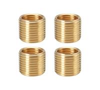 LT Easiyl 4Pcs Brass Reducing Nut M12x1.0 to M10x1.0 Thread Adapter