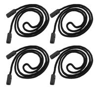 LT Easiyl 4PCS Glasses Cord Length 74cm Eyeglasses String Holder Straps Cord for Swimming Goggles Sports Glasses for Sunglasses Lanyard Rope Neck Retainer Black