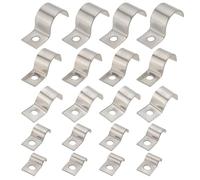 LT Easiyl 50pcs 304 Stainless Steel Single-Hole P-Type Clip for EMT Conduits Pipe Fixing Tubing Gas Pipe Cable Clamp Fixing(M6 M10 M16 M18 M22)