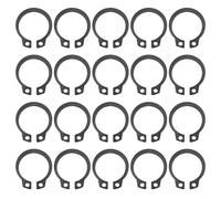 LT Easiyl 50pcs Door Handle Spring Circlips Shaft Retaining Ring Machine Circlip for 14.3mm Groove Spring Fixing 13.8x16.5mm Black