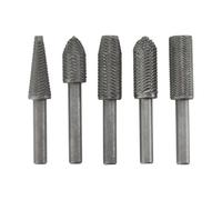 LT Easiyl 5PCS High Speed Steel Rotary File Length 58.7mm Handle Diameter 6.2mm Die Grinder Bits Deburring Tools Use in Milling Filing and Shaping of Steels