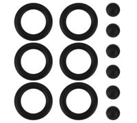 LT Easiyl 6 Sets of Pressure Release Devices PRD Gasket Kit 11 x 1.9 mm O-ring with 4 mm Pressure Ball Compatible with Triton Electric Shower Black