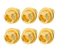 LT Easiyl 6Pcs Gold Guitar Machine Heads Tuners Ferrules with Washers For Modern Electric Guitar Fully Sealed Tuners