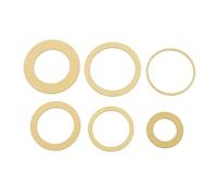 LT Easiyl 6pcs Saw Blade Bushing Brass Adapter Ring 25.4x20mm 25.4x16mm 22x20mm 22x16mm 20x16mm 16x10mm Saw Blades Brass Bushing Washer
