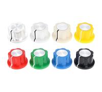LT Easiyl 8pcs 1/4" Shaft Pots Potentiometer Knob 6.35mm Compatible with BOSS Style Guitar Effect Pedal