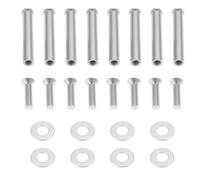 LT Easiyl 8pcs Chassis Fan Radiator Fixing Screws Model WT01 Suitable for PC Silver