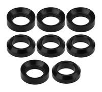 LT Easiyl 8Pcs M6 Titanium Brake Washers Concave Compatible with XT 6.1x3mm 10x5.5mm Black