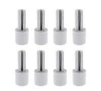 LT Easiyl 8PCS Potentiometer Lengthening Shaft Grey Plastic Extension 10mmX25mm Suitable For Mixer Potentiometer Electric Guitar