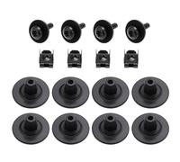 LT Easiyl 8Pcs Wheel Arch Liner Splash Guard Hex Nut with Screws Clips WHT000713+N90698803+N10354601 Compatible with VW Compatible with Audi