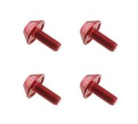LT Easiyl Bicycle Water Bottle Cage Hex Bolts, M5 x 12mm, 4Pcs, Red