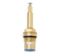 LT Easiyl BSP 1/2" Blue Brass Shower Bath Tap Valve Cartridge Quarter Turn 20 Teet Ceramic Tap Cartridge for Kitchens Bathrooms Washrooms (Clockwise to Open)