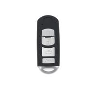 LT Easiyl Car 4 Button Remote Key Shell Key Blank without Slot Compatible with Mazda 6 Sport 2008-2015