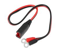 LT Easiyl M6 Ring Terminal Battery Charging Cable Adapter 50cm 16AWG Compatible with Motorcycle Scooter Car Boat Vehicle Power Connection