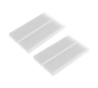 LT Easiyl Pack of 2 100mm x 60mm x 10mm Aluminum Heat Sink Radiator Heatsink Cooler Fin for Computer Power IC Power Electric Device