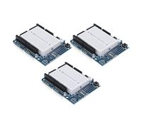 LT Easiyl Proto Shield Prototype Expansion Board, 3Pcs, 70x54mm | SYB-170 Mini Breadboard, Compatible with Arduino UNO R3, ProtoShield
