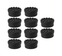 LT Easiyl Rubber Keyboard Mouse Cap, Black, 10pcs, 6.5x5mm