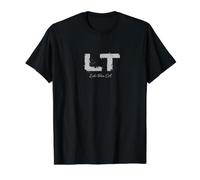 LT Lake Tahoe California CA Distressed Grunge State Gift Value Graphic T-Shirt, Men, Black, M