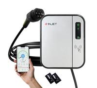LT Smart Injet Eco Smart Ev Charger For Home - Tethered 7.4Kw Ev Charger, Single-Phase, 5M Tethered, Ip65, 32A - Unit Only