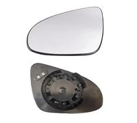 LT2CP Heated Wing Mirror Glass Left Passenger Side for Citroen C1 2014-2022 Clip-On Replacement with Backing Plate